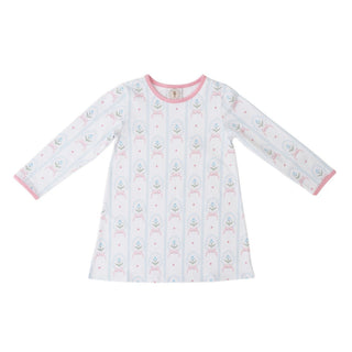 Long-sleeve Susie Swing Dress - Rose Cameo