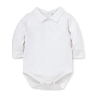 Long-sleeve Collared Bodysuit (Pima)