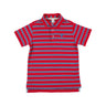 Richmond Red and Wood Boat Blue Stripe