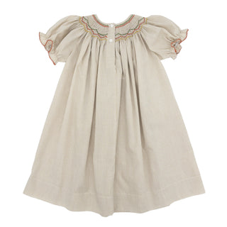 Emma Bishop Dress with Hand-smocking - Autumn Tails