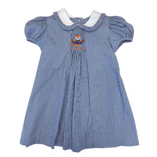 Girls Tiger Smocked Dress  - FINAL SALE