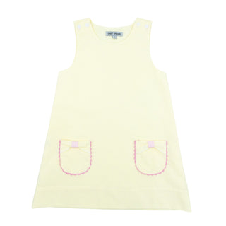 Dress with Bow Pocket - Yellow