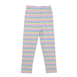Striped Straight Leggings - Multicolor