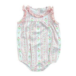 *PRE-ORDER* Pima Knit Rosie Bubble - Pink Floral