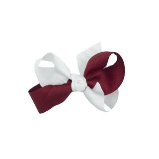 Collegiate Criss Crossed Grosgrain Hair Bow