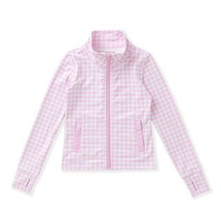 Active Jacket - Pink Gingham