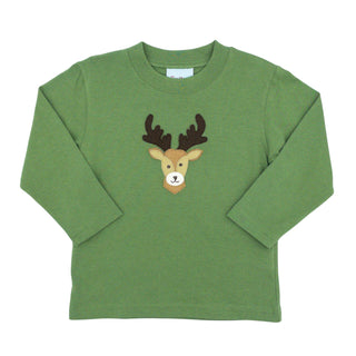 Boys Long-sleeve T-shirt with Applique - Deer