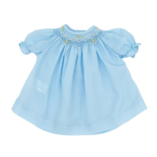 Doll Bishop Dress with Hand-smocking - Roselle