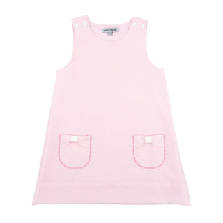Dress with Bow Pockets - Pink