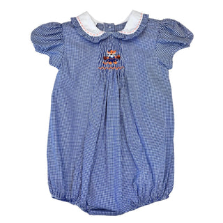 Girls Tiger Smocked Bubble