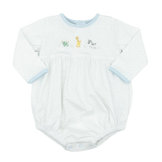 Boys Long-sleeve Bubble with Hand-embroidery - Safari