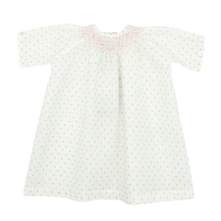 Rosebud Daygown with Smocking - Ivory