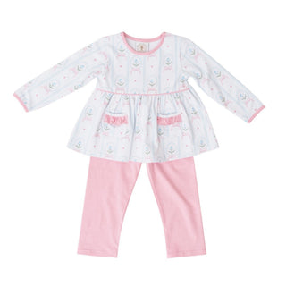 Londyn Pant Set - Rose Cameo