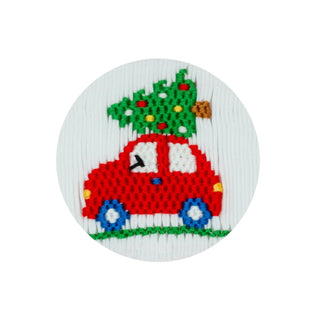 *PRE-ORDER* Boys Bubble with Smocked Christmas Cars