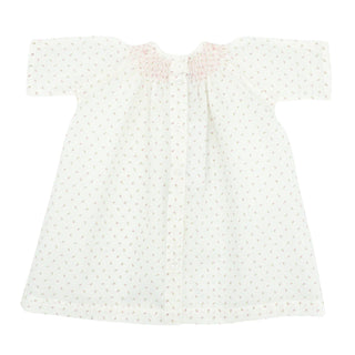 Rosebud Daygown with Smocking - Ivory