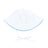 White with Blue
