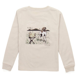 Long Sleeve Signature T-shirt- Dove Hunt