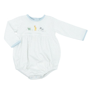 Boys Long-sleeve Bubble with Hand-embroidery - Safari