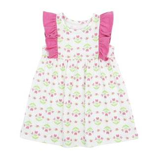 Lilly Pima Knit Dress - Tulips