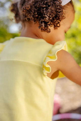 Darla Top - Lake Worth Yellow