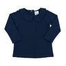 Boys Knit Peter Pan Collared Shirt