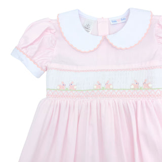 Smocked Bunnies Waisted Dress