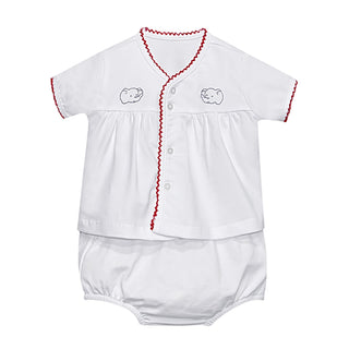 Knit Diaper Set with Team Embroidery - Alabama