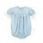 Blue Batiste with Ecru Ribbon
