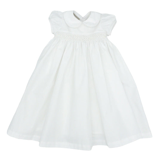 Girls Smocked Collared Daygown