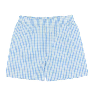 Leo Short - Seaside Blue Windowpane