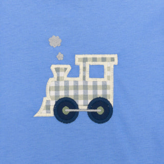 Boys Pant Set with Locomotive Applique