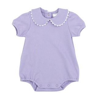 Knit Bubble with Scalloped Collar - Lavender