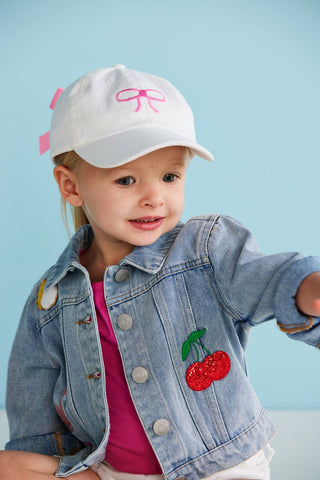 Embroidered Hat - Bow