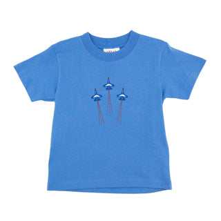 Boys T-shirt with Embroidery - Flying Jets