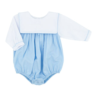 Boys Long-sleeve Square Collared Bubble