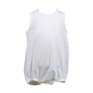 *PRE-ORDER* Boys Pima Knit Bubble - Blue Dots