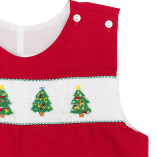 Christmas Trees Smocked Longall