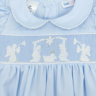 Girls Smocked Nativity Bubble