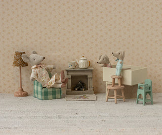 Twin Baby Mice in Matchbox