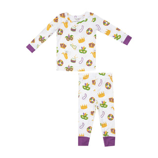 Mardi Gras Printed Loungewear Set