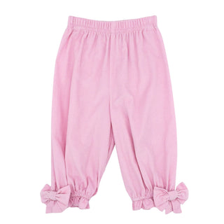 Noelle Bow Pants (Corduroy) - Pink
