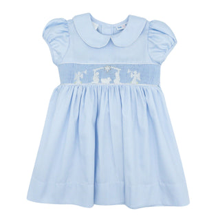 Girls Smocked Nativity Dress