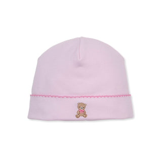 Hat with Embroidery - Pink Teddy Bear Club
