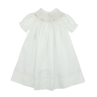 Girls Bishop Dress - Ivory