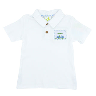 Ian Polo Shirt - Golf Cart Smocking