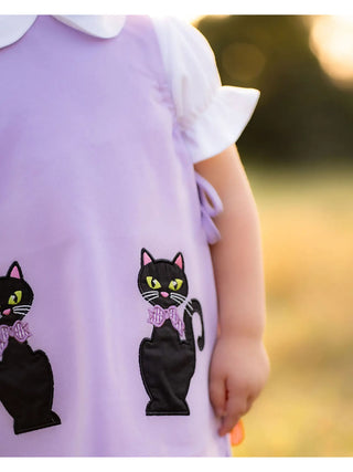 Emma Knit Jumper with Black Cat Appliques