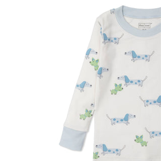 Boys Printed Pajama Set - Puppy Fun