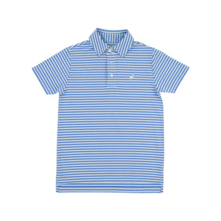Prepletic™ Prim & Proper Polo - Sunrise Blvd Blue Stripe