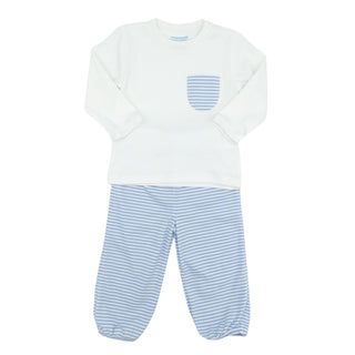 Boys Knit Pocket Pant Set