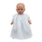 Brown Eyes with White Bishop Dress
